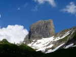 La Pierra Menta vue du lac D' Amour