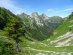 DU COL DE LA CROIX VERS L'OUEST : LA DENT D'OCHE