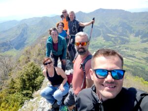 Sur les crêtes au dessus du col de Comberoufle