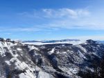 Le plateau d'Ambel, au fond les montagnes de l' Ubaye